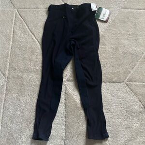 Tuff Rider Navy Blue Ribbed Full Seat Riding Pants 32